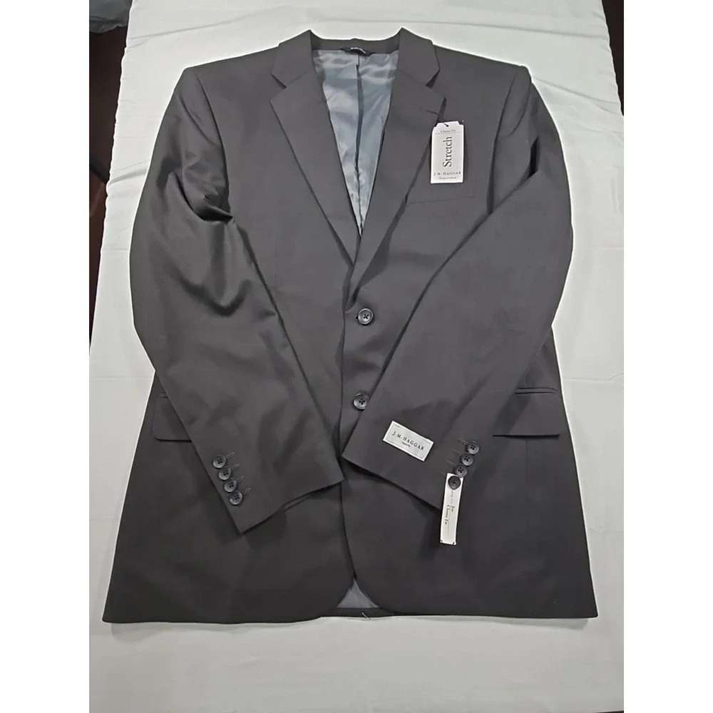 NWT Haggar Stretch Blazer 40R Classic Career Sport‎ Coat Men's